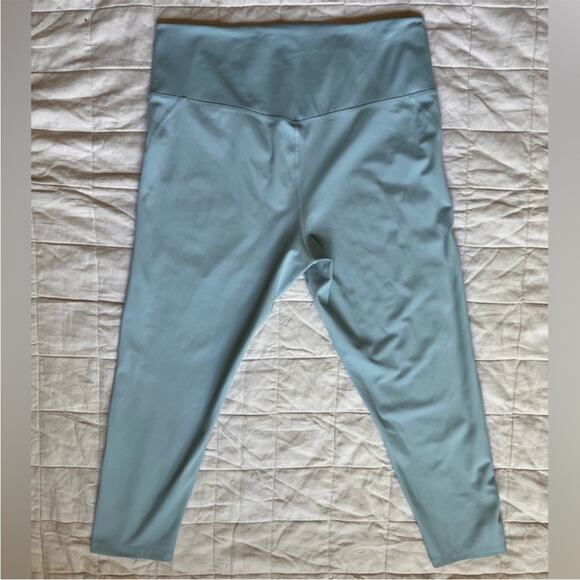 Girlfriend Collective Light Blue High Rise Compression Leggings - XXXL - Picture 6 of 12